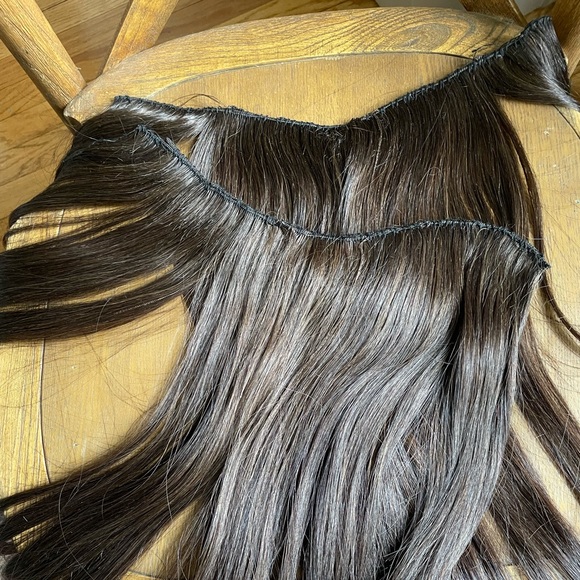 IBE invisible bead extensions 18 inch dark brown - Picture 2 of 5